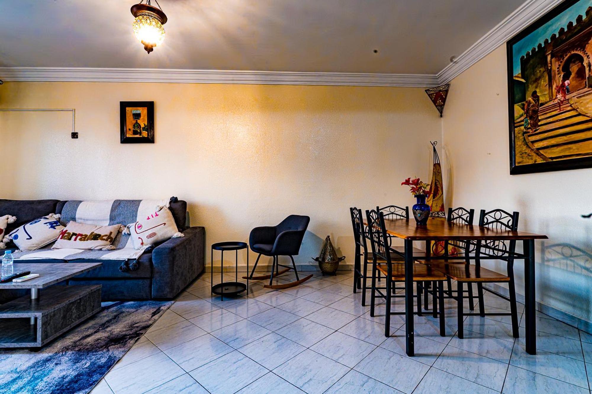 Dar Bouchra, Cozy Appartement, Centre Gueliz Marrakech مراكش المظهر الخارجي الصورة